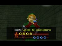 Legend of Zelda, The - Ocarina of Time 64 link playing the ocarine of time