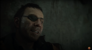 Peck says Edward Richtofen's name in front of The Requiem Crew.