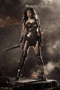 Gal Gadot as Wonder Woman in the DC Extended Universe.