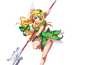 Riesz's Versus portrait in Million Arthur: Arcana Blood.