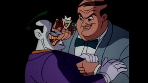 Charlie gives the Joker a good scare.