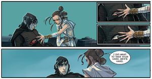 The-Rise-of-Skywalker-Graphic-Novel-Adaptation - Rey heals Kylo