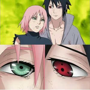 Sasuke holds Sakura