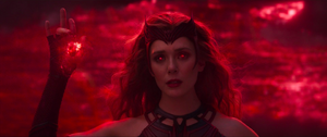 Wanda regaining all of her chaos magic, becoming the Scarlet Witch.