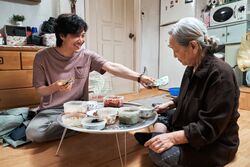 Seong Gi-hun and his mother