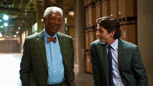 Lucius Fox in The Dark Knight Rises.