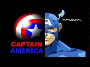 Captain America in Marvel vs. Capcom Clash of Super Heroes.