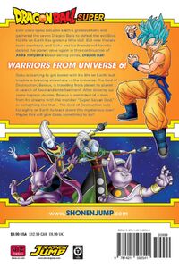Dragon Ball Super Manga Volume 1 English Back Cover