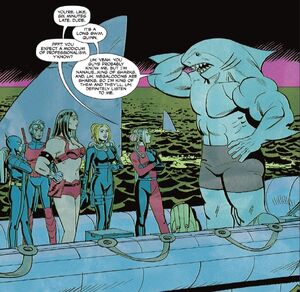 Birds of Prey and King Shark Prime Earth 01