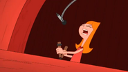 Candace gritando