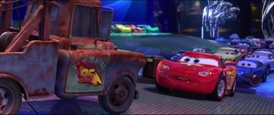 "Mater, you have to get a hold of yourself! You're making a scene!"