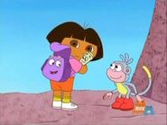 Dora Map Boots and Backpack