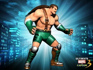 Haggar DLC 68578 640screen.jpg (79 KB) A DLC costume for Haggar in Ultimate Marvel vs. Capcom 3.