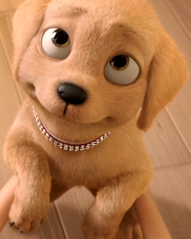 Barbie taffy dog and puppies sales