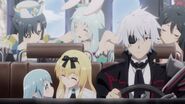 Hajime and his lovers in the end of Season 1.