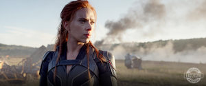 Black Widow in the teaser trailer for her titular film.
