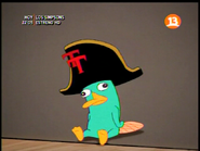 Perry con sombrero pirata