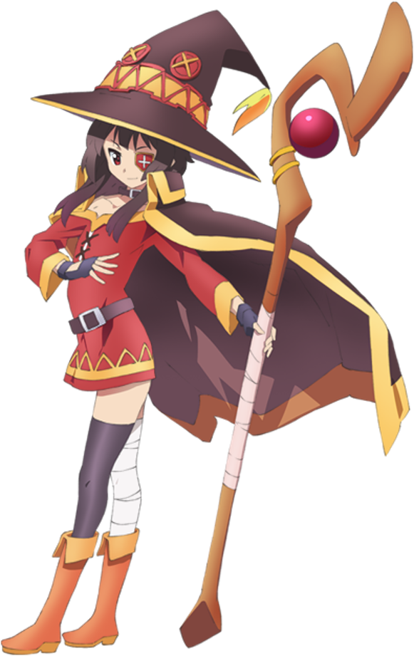 megumin and satou kazuma (kono subarashii sekai ni shukufuku wo