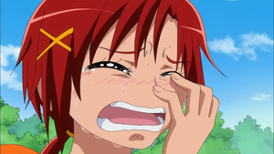 Akane crying