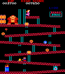 Donkey Kong Gameplay