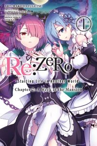 Rem & Ram on the cover of the first volume of the second story arc's manga adaptation.