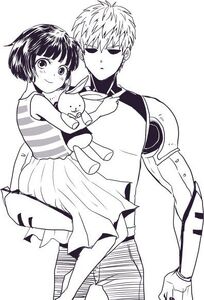 Genos and the little girl