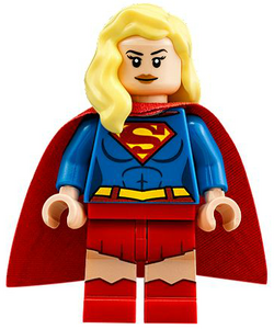 Lego Supergirl minifigure.