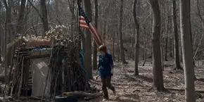 In a flashback, Joyce arrives at Will's hideout, Castle Byers.