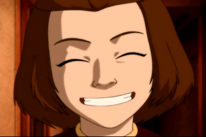 Suki's heroic grin.