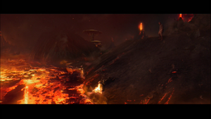 Vader burning