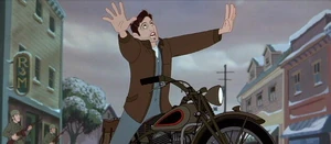 "Hey, STOP!! There's a kid in his hand! STOP SHOOTING!!"