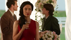 Nora at a party in 1930s Hollywood.