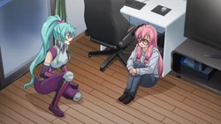 (Ayame: "She's back in the void.")