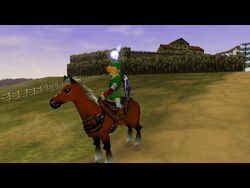 Zelda OOT Link and Epona