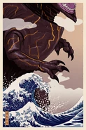 Hokusai-inspired Knifehead poster by Doaly[1]