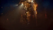 Gipsy braces against the nuclear explosion