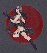 Gipsy Danger's pinup decal