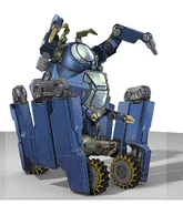 Armadura Folded (francisco-ruiz-velasco)-02.jpg (239 KB) Concept art of "Armadura", a maintenance machine for Jaegers (Folded)