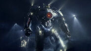 Gipsy Danger coming out of water