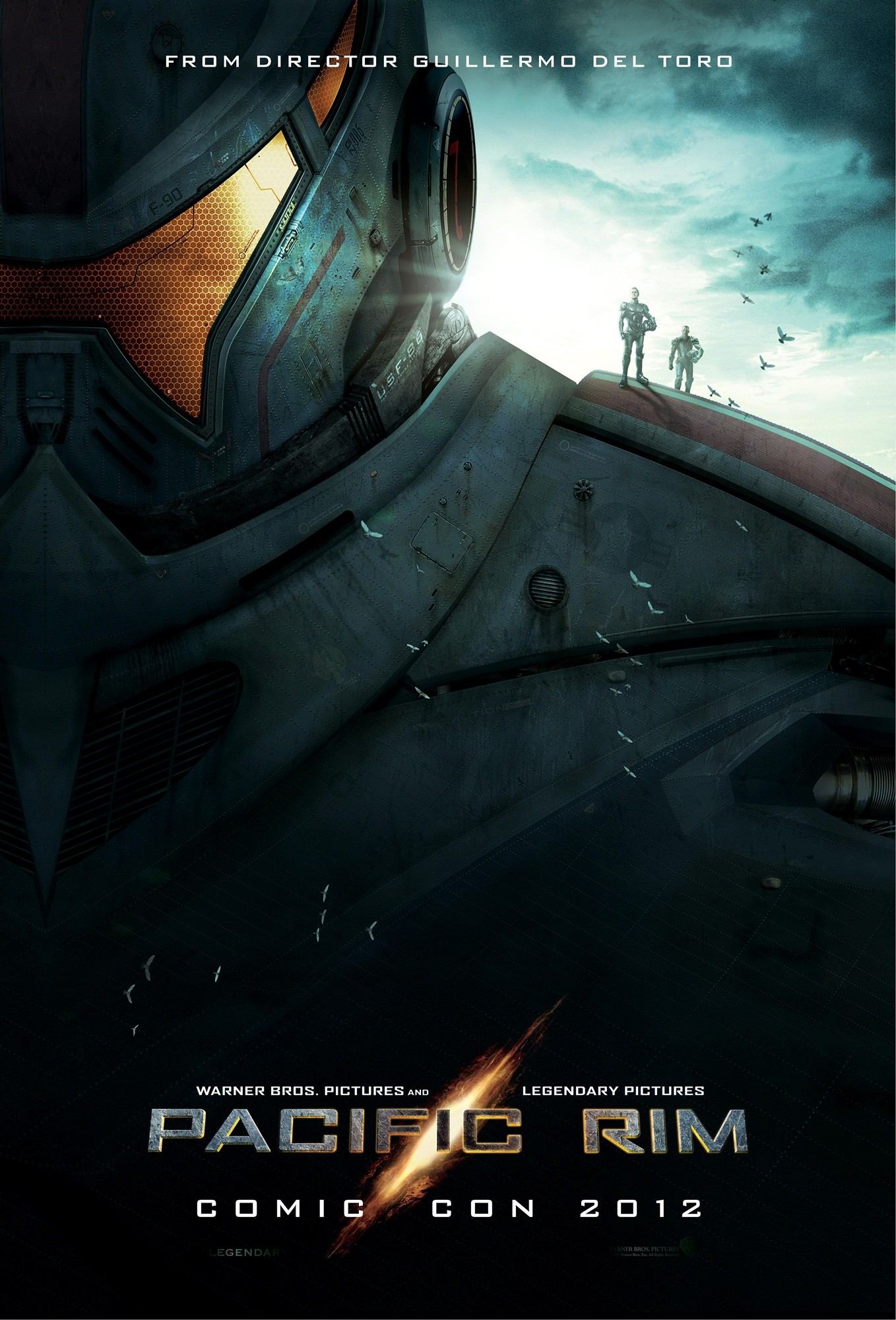 Flyer 11.5 x 17 PACIFIC RIM Movie Poster FINAL STYLE 