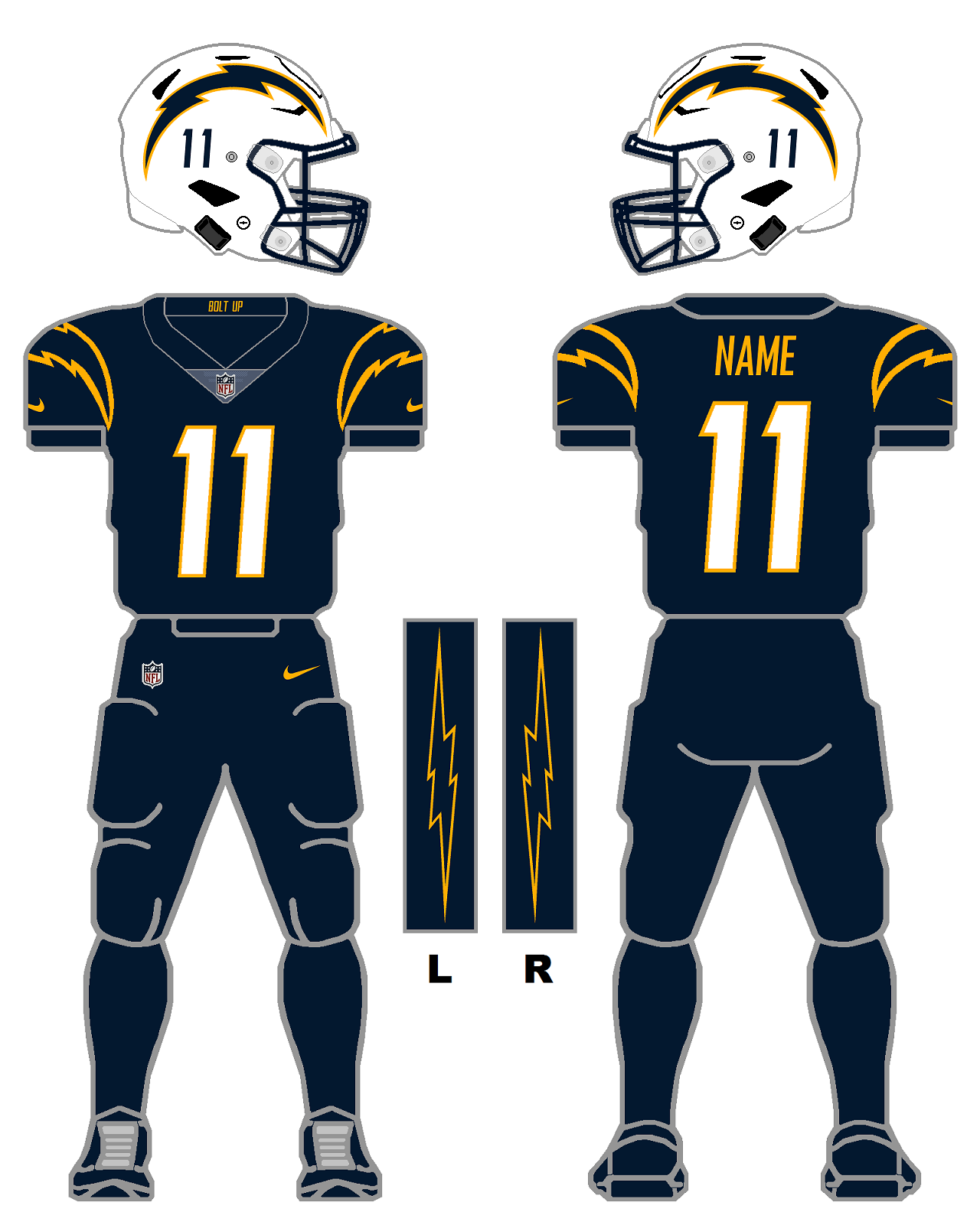 Los Angeles Rams Home Uniform - National Football League (NFL) - Chris  Creamer's Sports Logos Page 