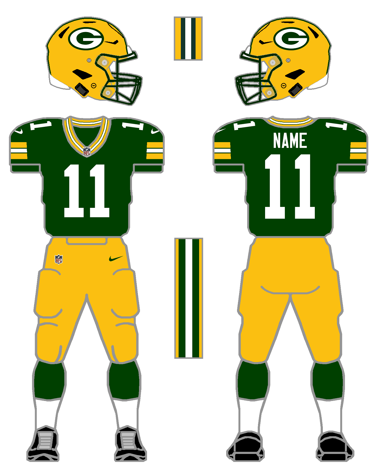 Los Angeles Rams Road Uniform - National Football League (NFL) - Chris  Creamer's Sports Logos Page 