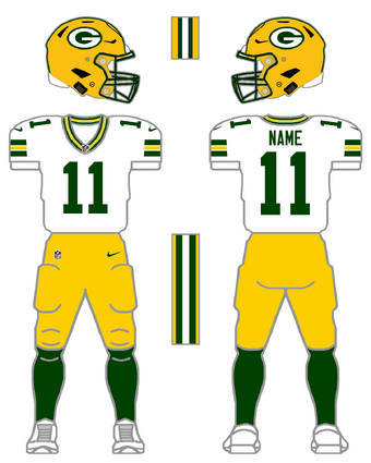 green bay packers away jersey