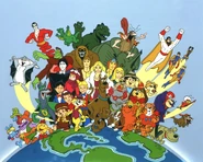 Publicity photo featuring Pac-Man