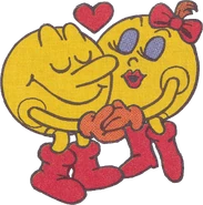 Pac-Man coloring book (sticker artwork)