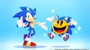 SonicPacManWorld2Illustration.jpg (98 KB) Pac-Man 45th anniversary artwork by Yui Karasuno, 2025