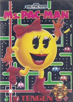 Ms. Pac Man Tengen Pac Man Wiki Fandom