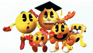 Pac-Man family group artwork.