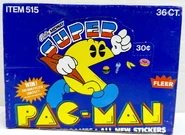 Fleer, Super Pac-Man Stickers & Rub-Offs (retail box)