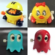 Pac-Man wind-up toys